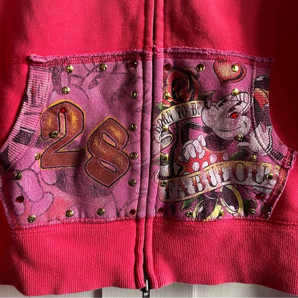 Disney Minnie Mouse Zipper-Up Sweatshirt - Picture 4 of 9